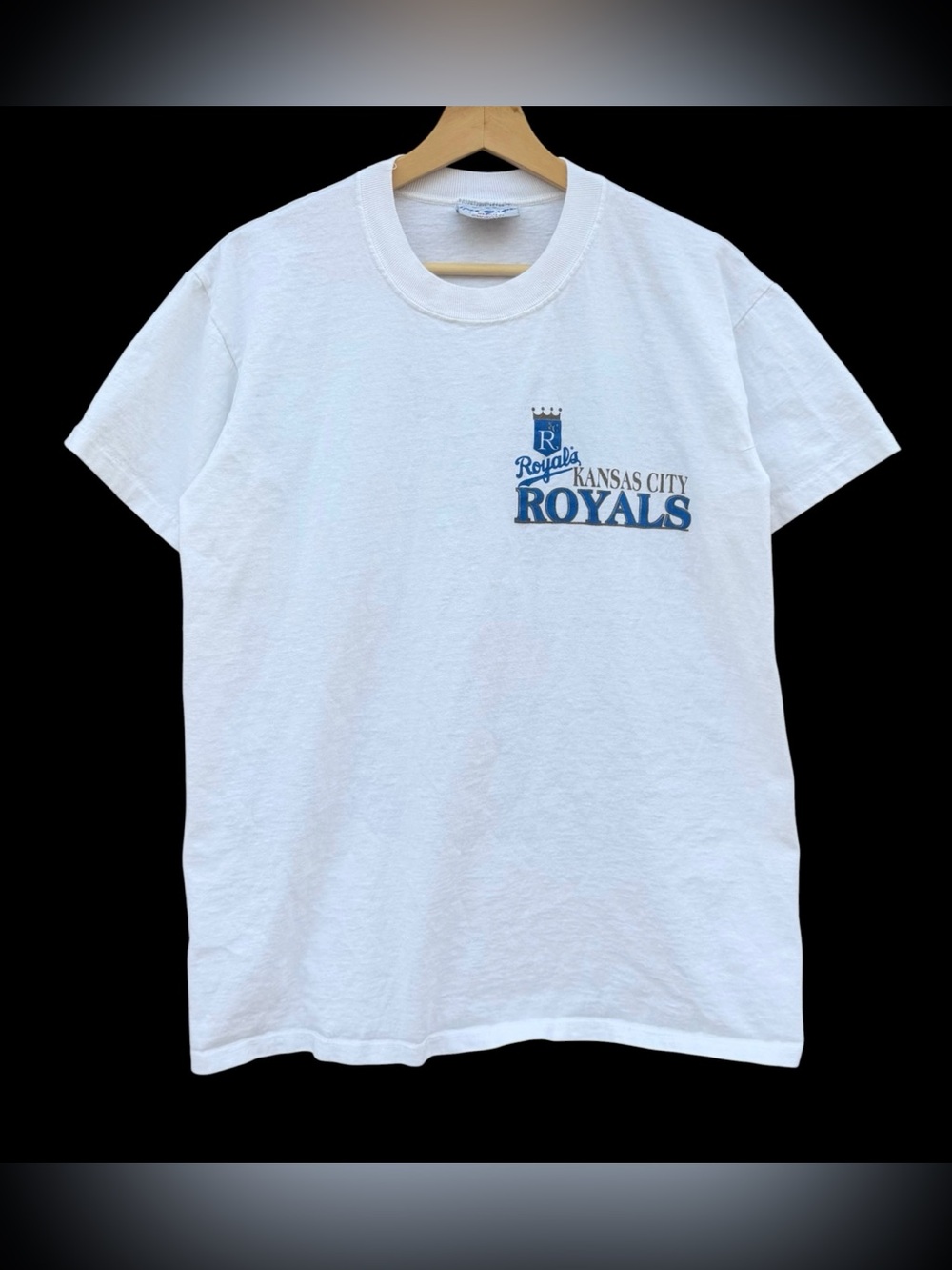 Vintage 1994 Kansas City Royals Catch The Fever T-Shirt White Medium The Game